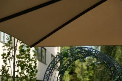 Lesli Living Zweefparasol Virgoflex Ecru 3x3Mtr