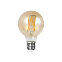 Lichtbron LED filament bol Ø7 / Amberkleurig glas