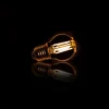 Lichtbron LED filament bol Ø4 5 - E27 4W 2100K 280lm dimbaar / Amberkleurig glas - Giga Meubel