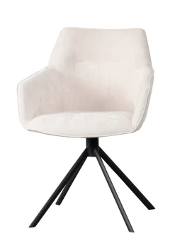 Lifestyle Eetkamerstoel Johnson Draaibaar Crown Ecru