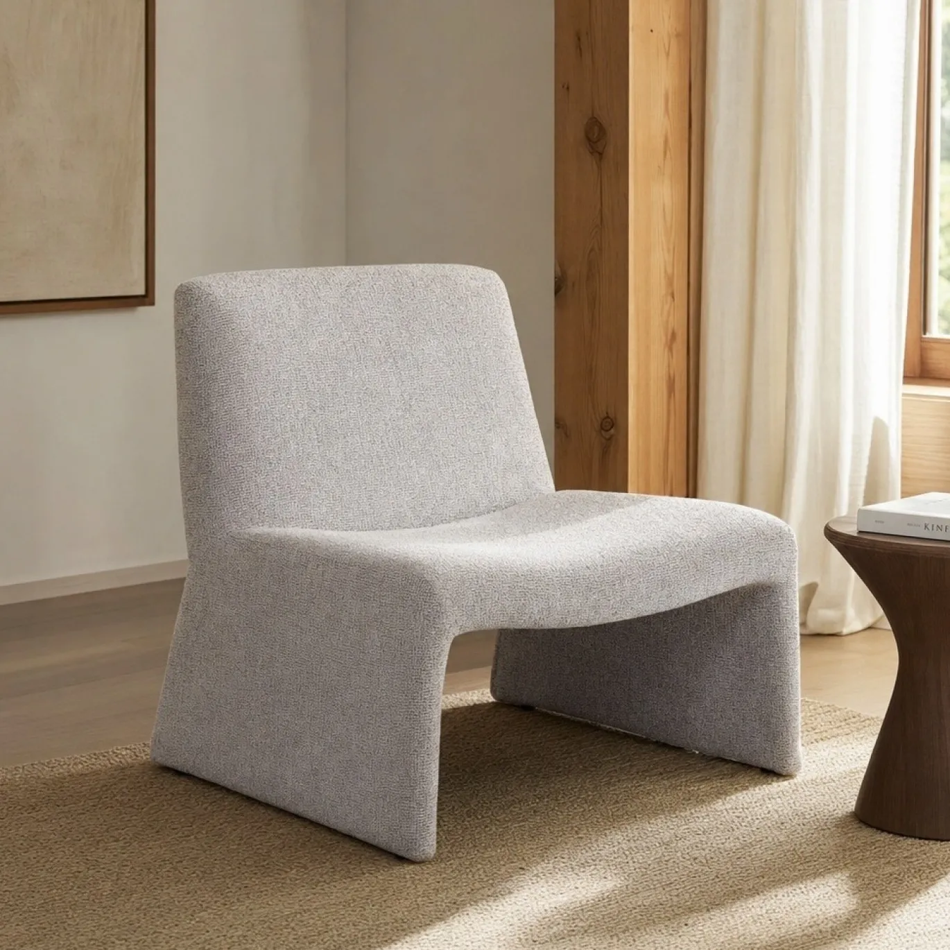 Lifestyle Fauteuil Georgia Bouclé Zand