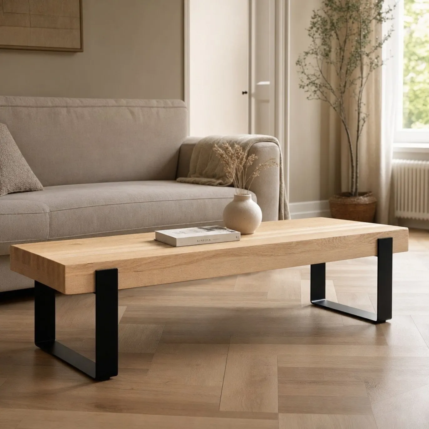 Lifestyle Salontafel Huntington Naturel 150cm