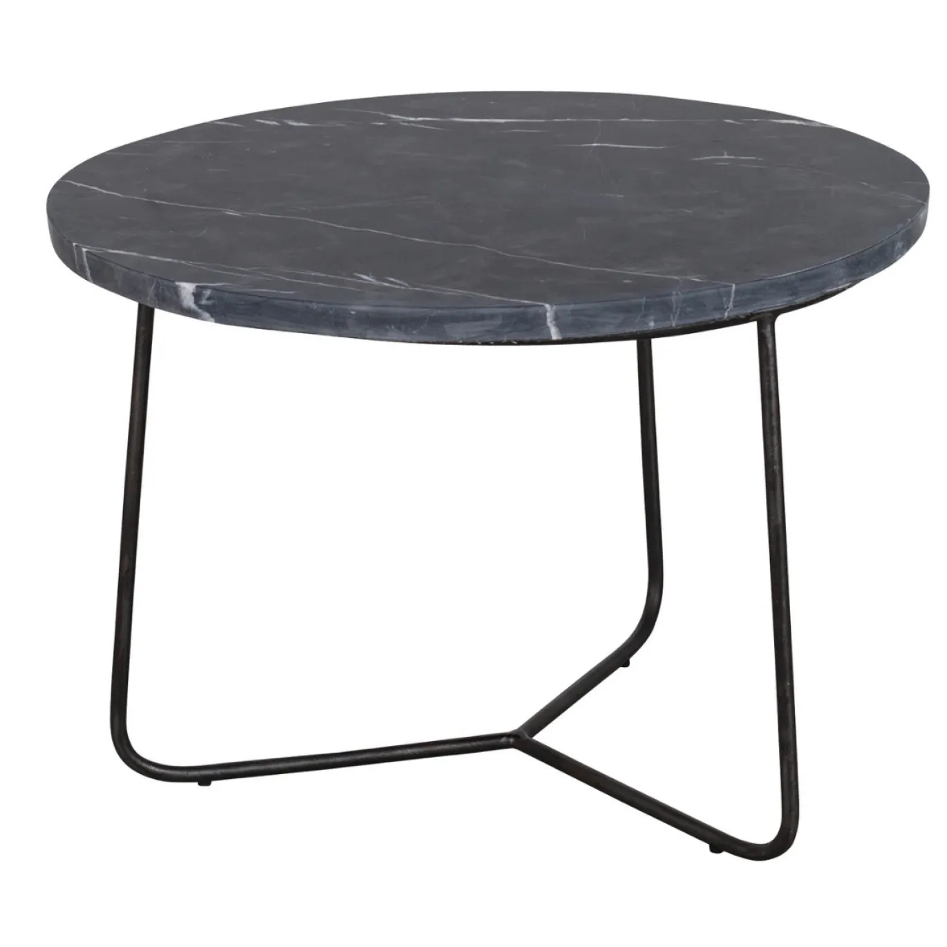 Lifestyle Salontafel Minnesota Zwart Ø50cm