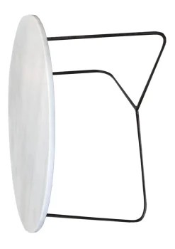 Lifestyle Salontafel Minnesota Wit Ø80cm