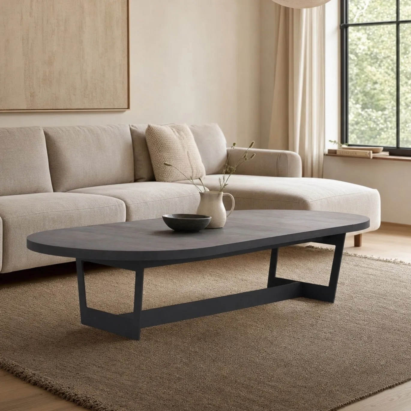 Lifestyle Salontafel Nevada Zwart 190cm