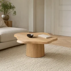 Lifestyle Salontafel Newton Naturel Ø90cm