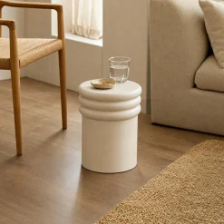Lifestyle Salontafel Riff Ecru S 30cm