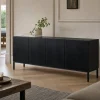 Lifestyle Tv-meubel Dawson Zwart 145cm