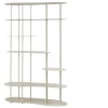 Lifestyle Vakkenkast Scottsville Off White 185cm
