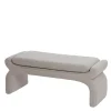 Light & Living Bankje Nafya Bouclé Taupe 119cm