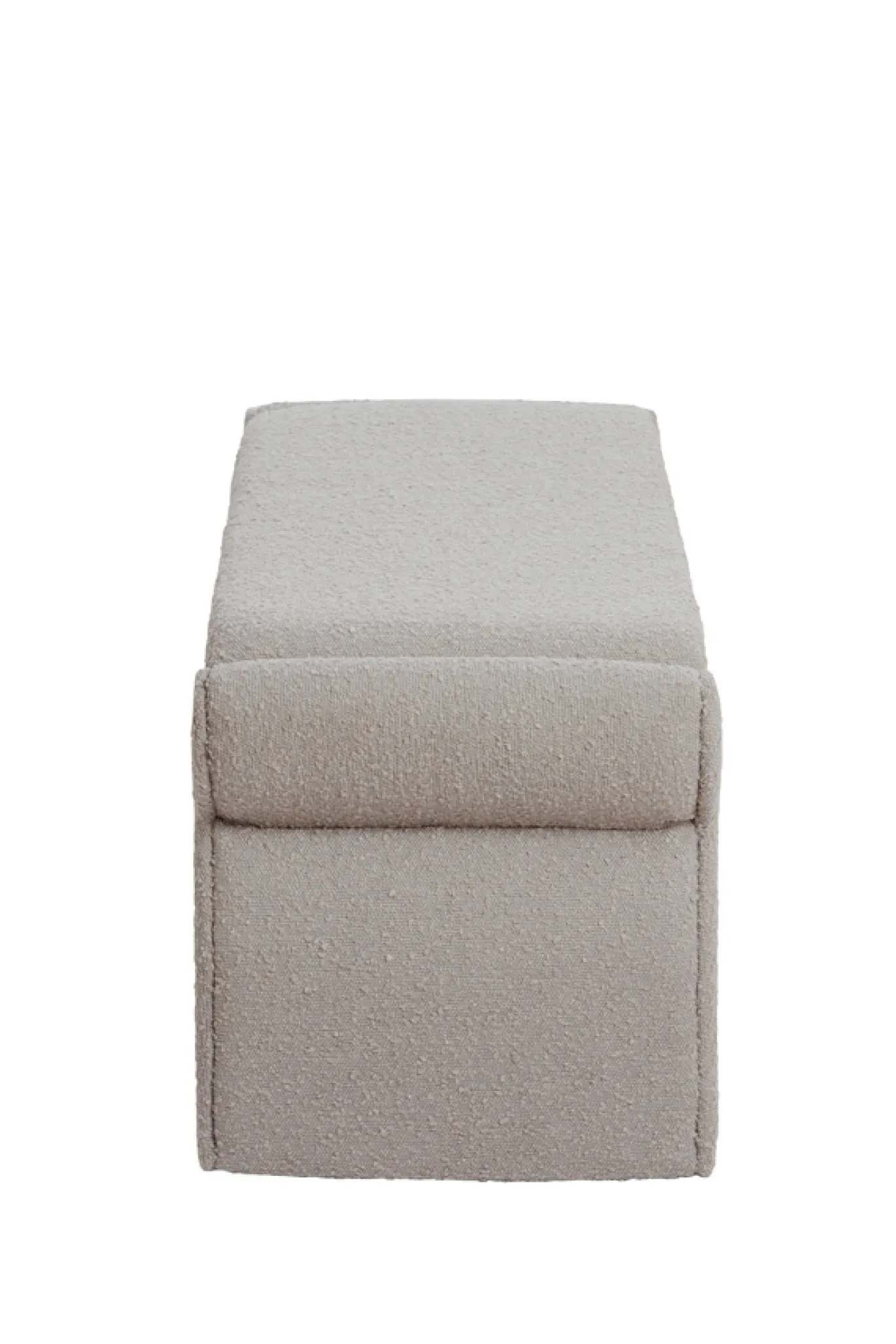 Light & Living Bankje Nafya Bouclé Taupe 119cm