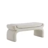 Light & Living Bankje Nafya Bouclé Crème 119cm