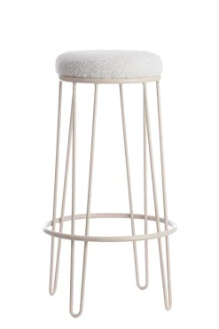 Light & Living Barkruk Alice Bouclé Crème