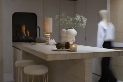Light & Living Barkruk Alice Bouclé Crème