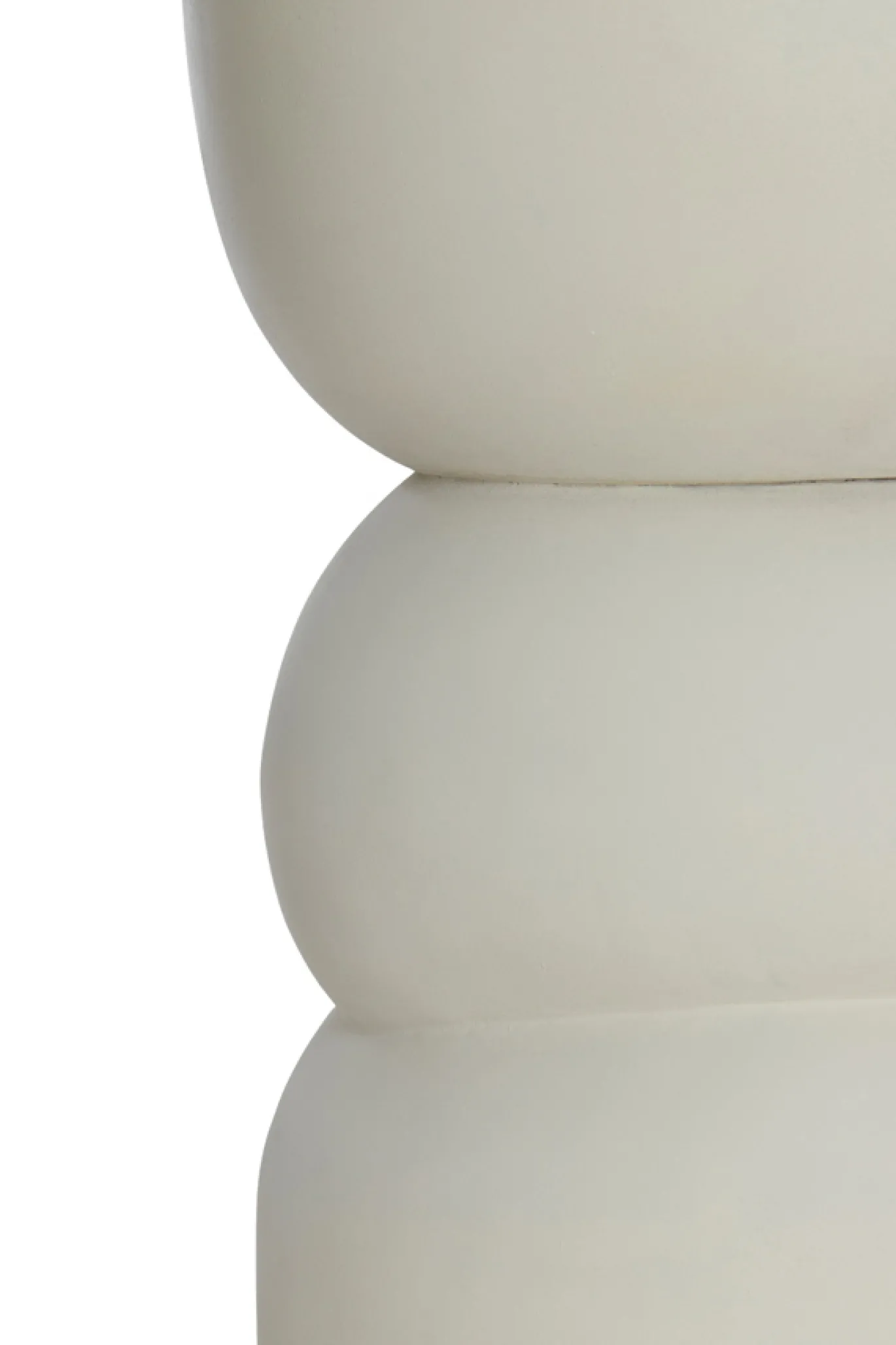 Light & Living Bijzettafel Azalio Mangohout Crème Ø35cm