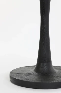 Light & Living Bijzettafel Bicaba Hout Zwart Ø50cm