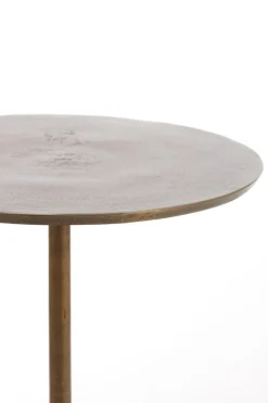 Light & Living Bijzettafel Dimphy Antiek Brons Ø35cm