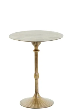 Light & Living Bijzettafel Janna Antiek Brons Ø40cm