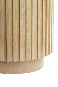 Light & Living Bijzettafel Kiyose Mangohout Ø33cm