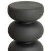 Light & Living Bijzettafel Kobodo Mat Zwart Ø35cm