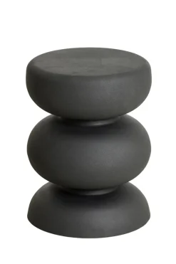 Light & Living Bijzettafel Kobodo Mat Zwart Ø35cm