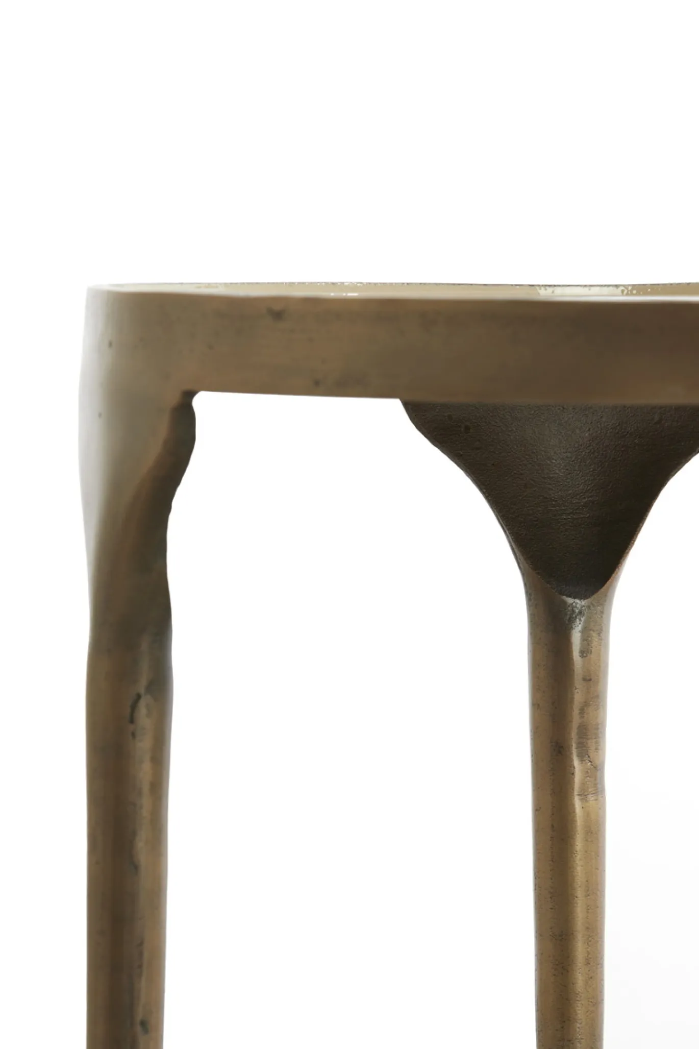 Light & Living Bijzettafel Lapaz Brons Set van 2 Ø50/Ø85cm