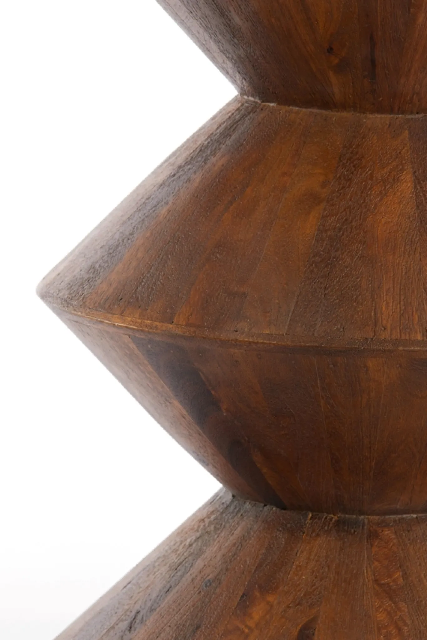 Light & Living Bijzettafel Larus Mangohout Bruin Ø40cm