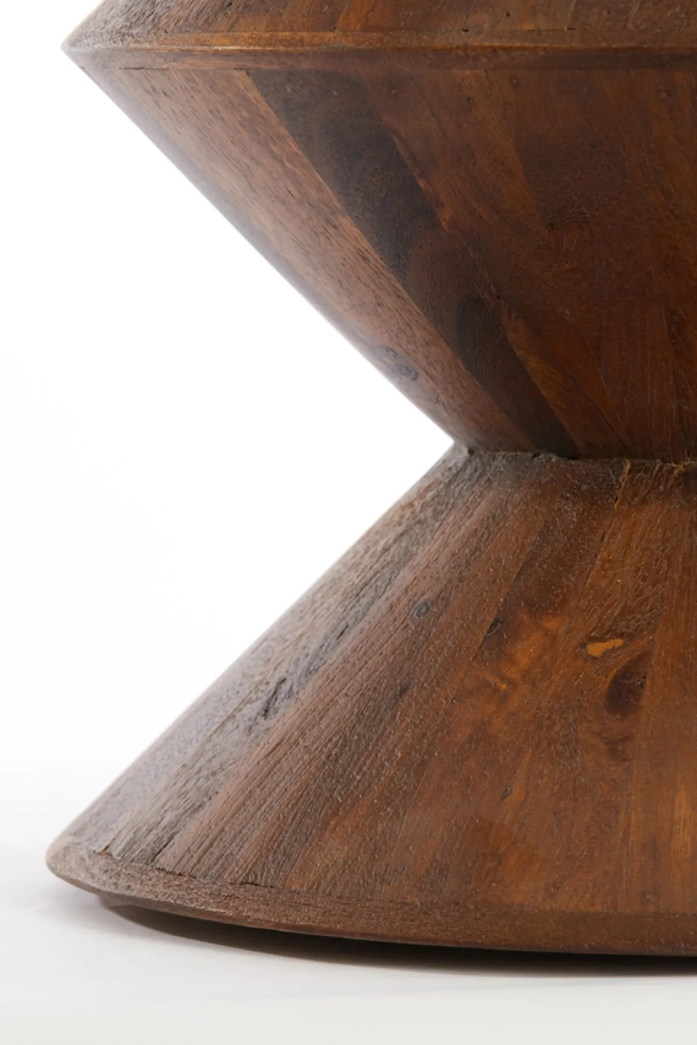 Light & Living Bijzettafel Larus Mangohout Bruin Ø40cm