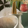 Light & Living Bijzettafel Macau Mat Crème Hoog