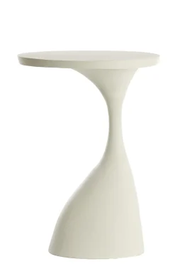 Light & Living Bijzettafel Macau Mat Crème Hoog