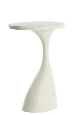 Light & Living Bijzettafel Macau Mat Crème Hoog