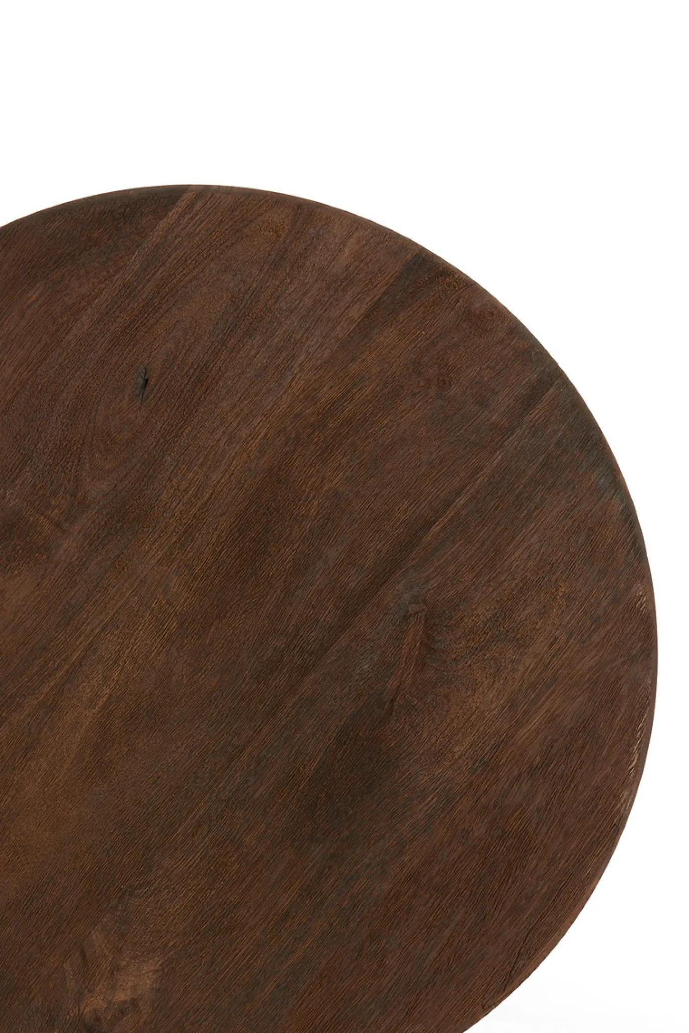 Light & Living Bijzettafel Mirto Walnoot Ø40cm