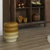 Light & Living Bijzettafel Mirogi Glanzend Okergeel Ø30cm