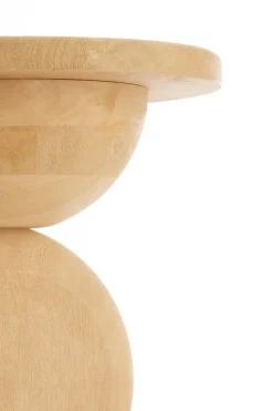 Light & Living Bijzettafel Mirto Naturel Ø40cm
