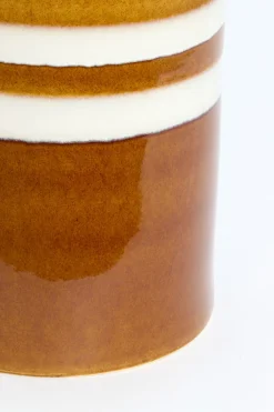 Light & Living Bijzettafel Mooca Keramiek Cognac Ø33cm