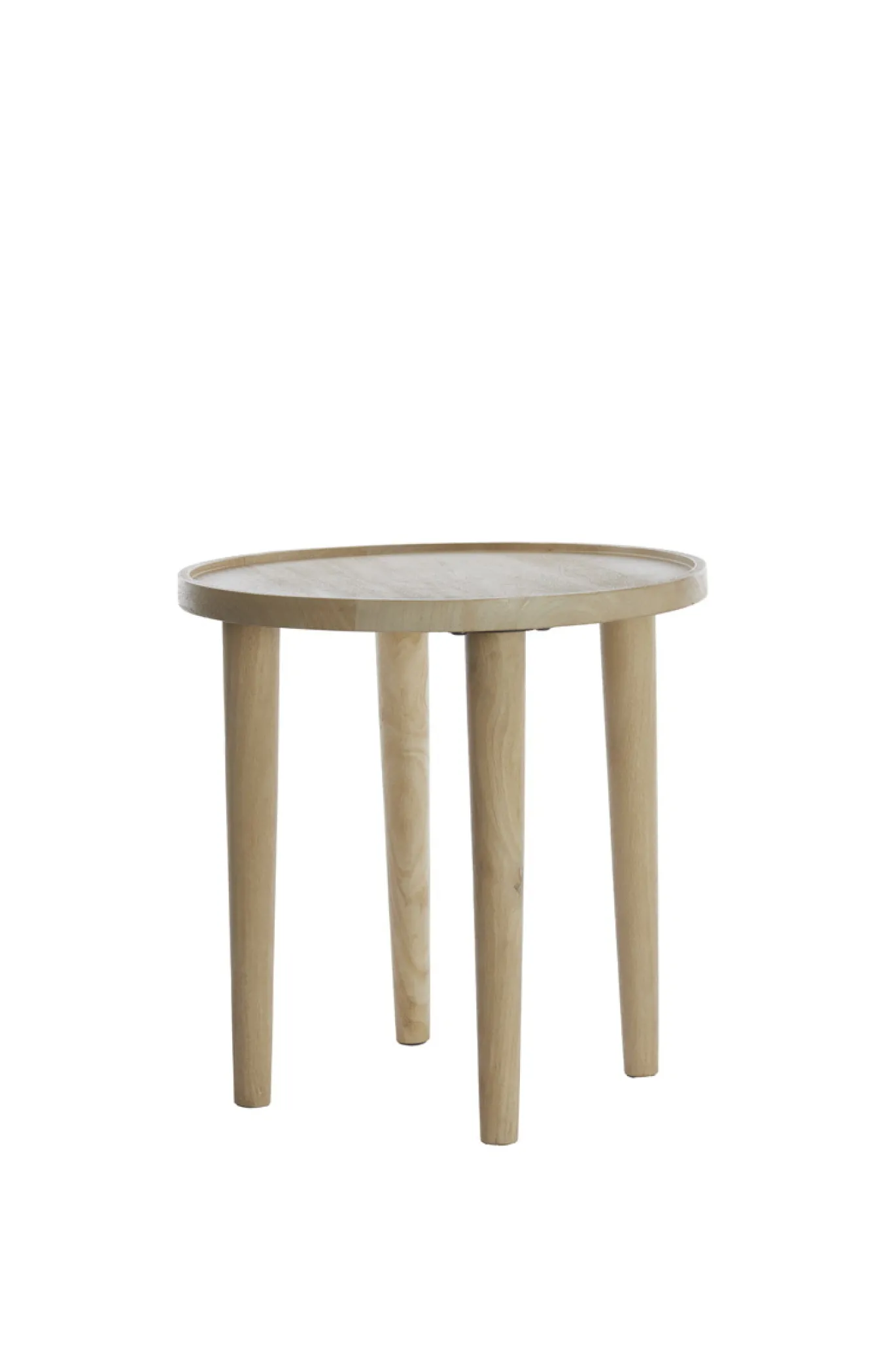 Light & Living Bijzettafel Qiano Mangohout Ø45cm