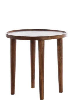 Light & Living Bijzettafel Qiano Acaciahout Ø45cm