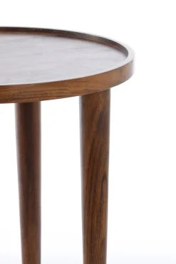 Light & Living Bijzettafel Qiano Acaciahout Ø45cm