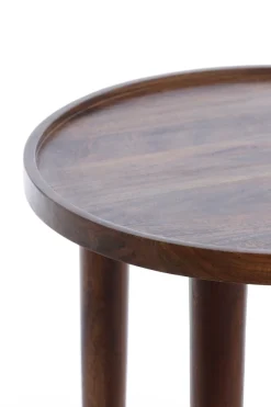 Light & Living Bijzettafel Qiano Acaciahout Ø45cm