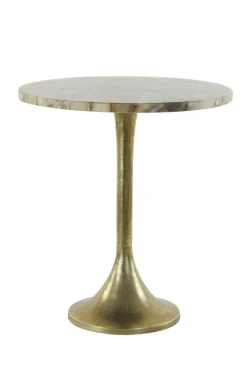 Light & Living Bijzettafel Rickerd Agaat Geel Ø48cm