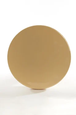 Light & Living Bijzettafel Rovini Crème/Oranje Ø35cm