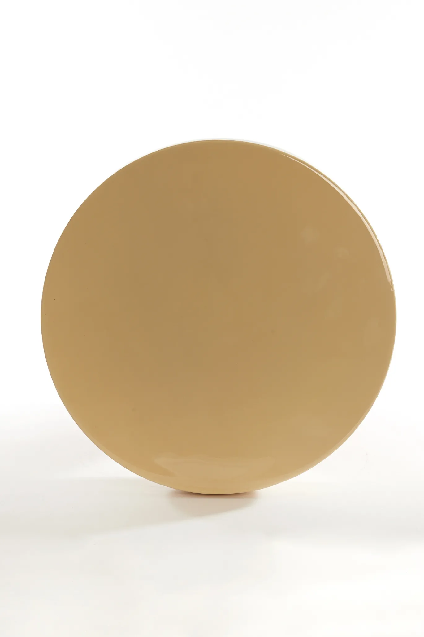 Light & Living Bijzettafel Rovini Crème/Oranje Ø35cm