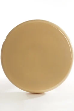 Light & Living Bijzettafel Sakiz Crème/Oranje Ø40cm