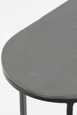 Light & Living Bijzettafel Set van 2 Bocov Antiek Lood 53x26cm