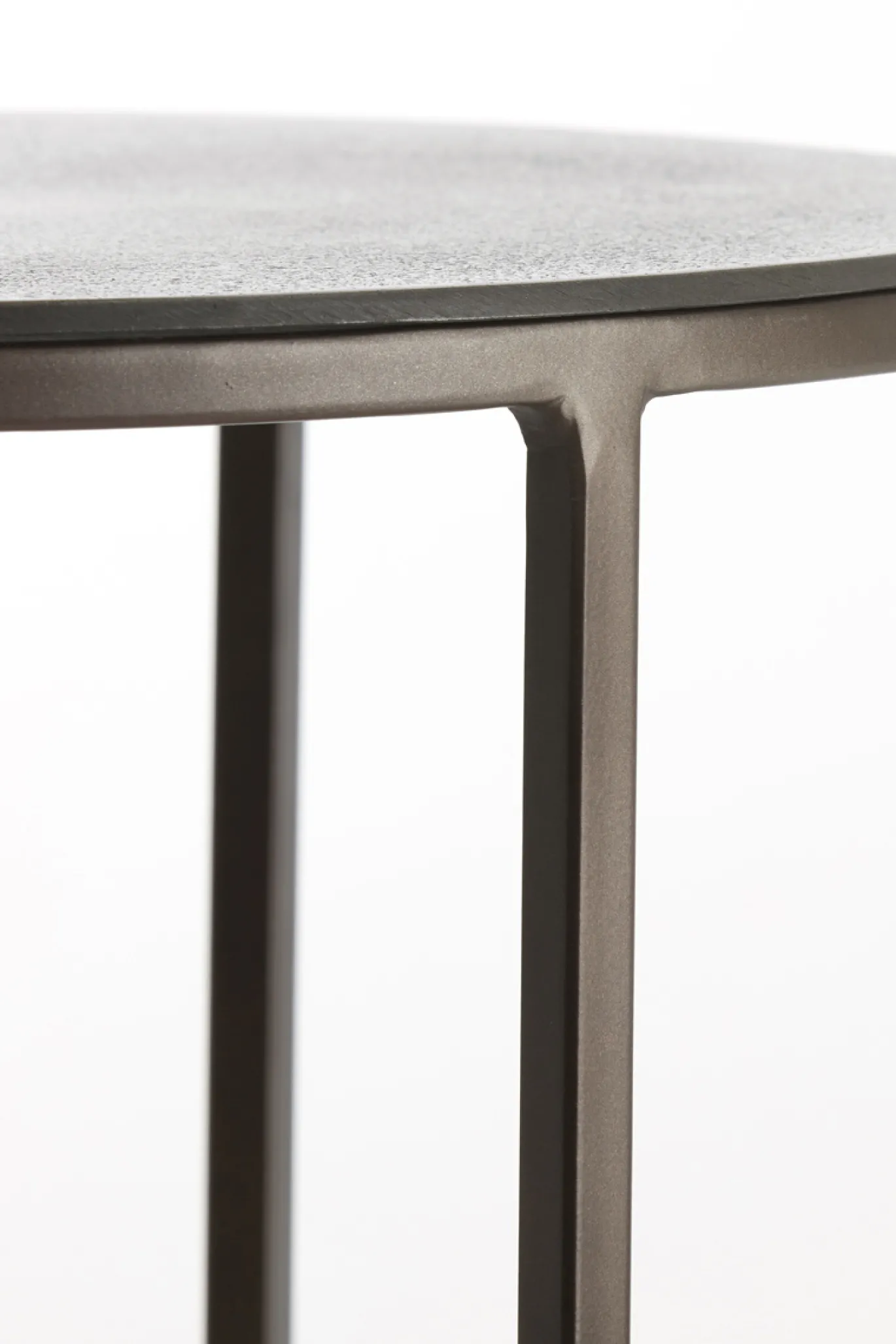 Light & Living Bijzettafel Talca Set van 2 Donkerbruin Ø41+Ø49cm