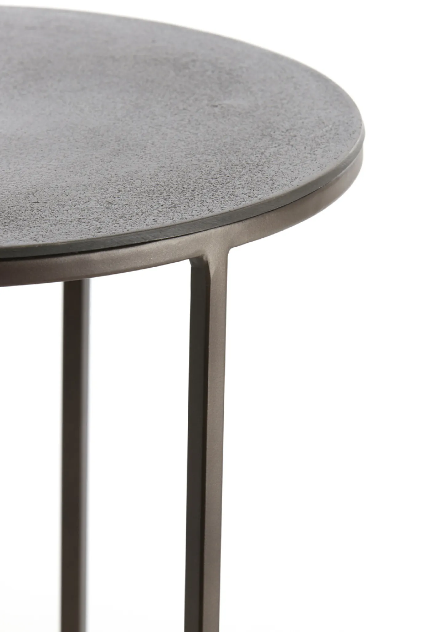 Light & Living Bijzettafel Talca Set van 2 Donkerbruin Ø41+Ø49cm