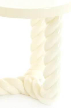Light & Living Bijzettafel Vallejo Crème Ø46cm