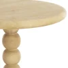 Light & Living Bijzettafel Veglio Mat Naturel Ø35cm