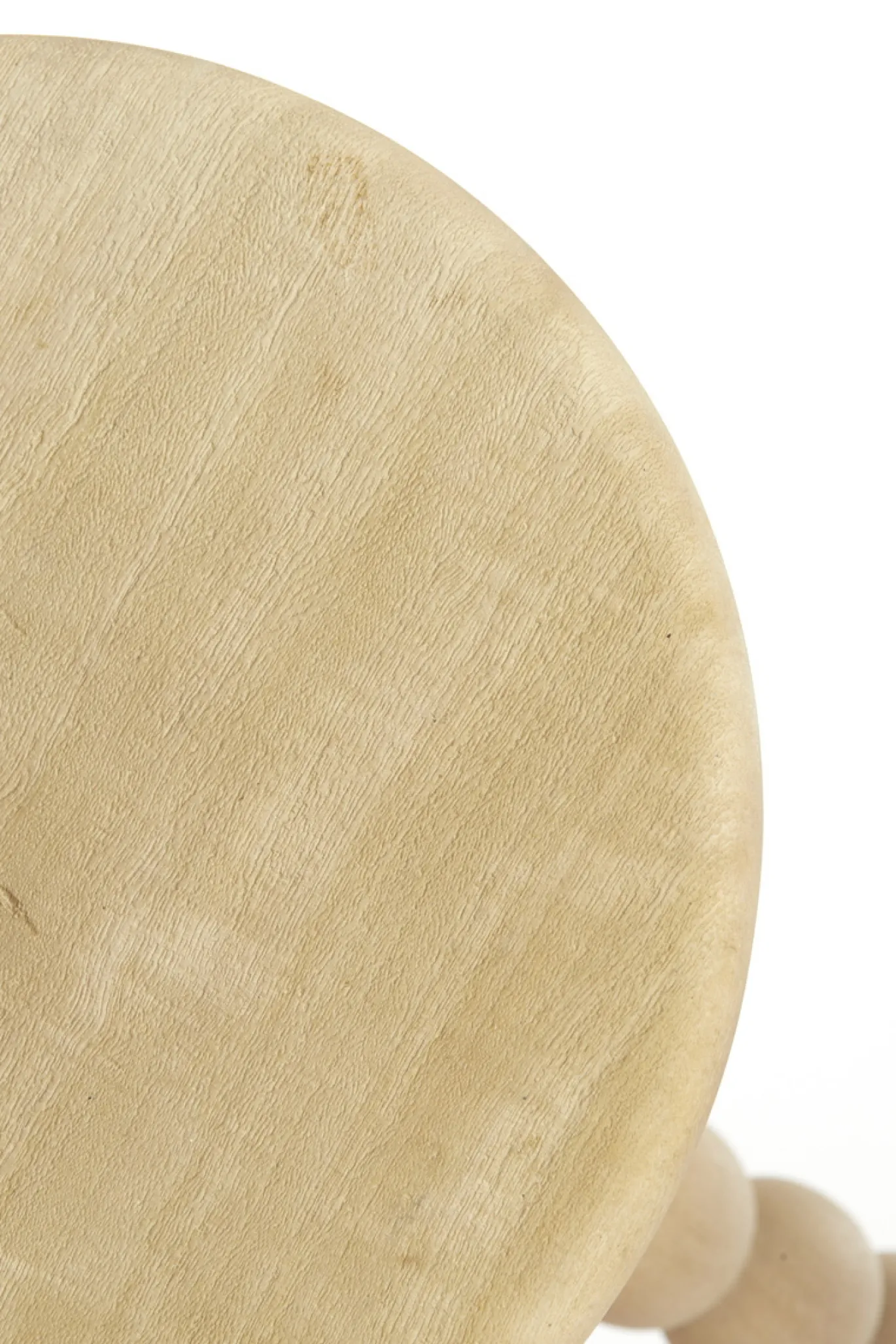 Light & Living Bijzettafel Veglio Mat Naturel Ø35cm