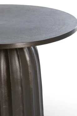 Light & Living Bijzettafel Veglia Walnoot Ø60cm